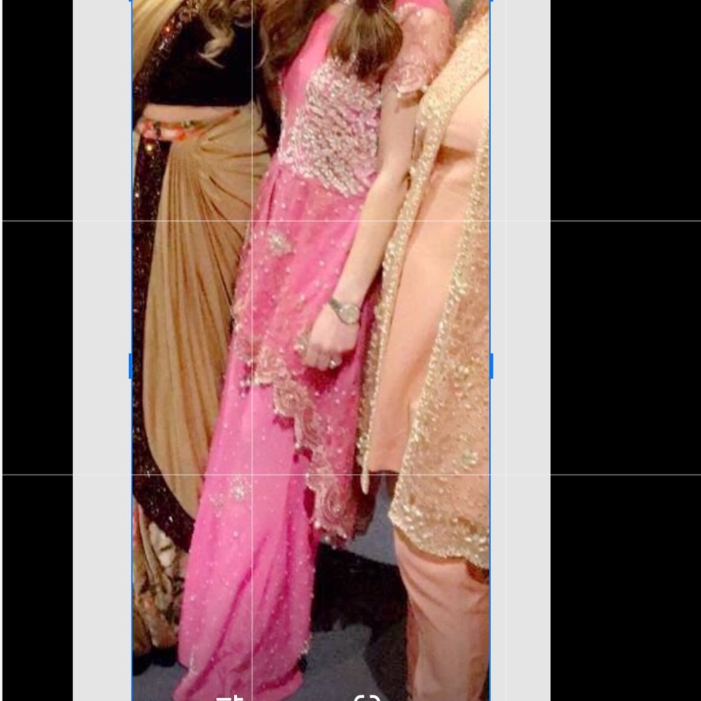 Designer Small Pakistani Indian Outfit - image 1